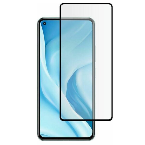 XIAOMI Mi 11 Lite - TEMPERED GLASS 9H Hardness 0,3mm 5D ΜΑΥΡΟ FULL GLUE
