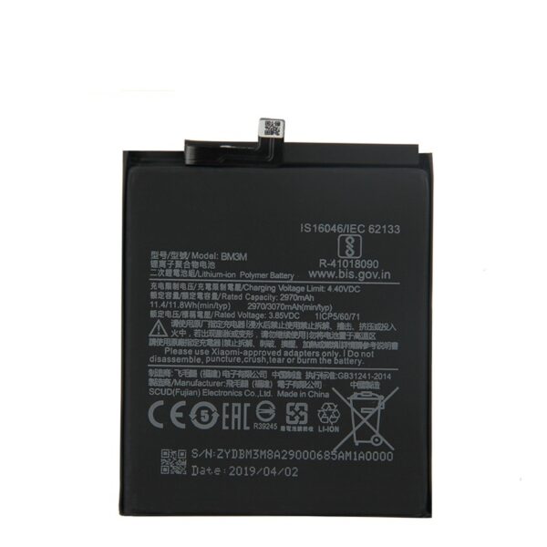 XIAOMI Mi 9 - OEM BATTERY BM3M 2970mAh LI-ION, Bulk