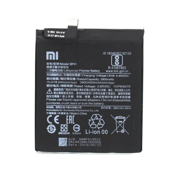 XIAOMI Mi 9T - ORIGINAL BATTERY BP41 4000 mAh LI-ION, Bulk