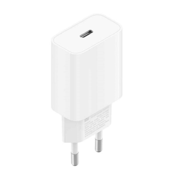 XIAOMI ORIGINAL TRAVEL CHARGER Mi 20W Τype-C PD QC3.0 WHITE