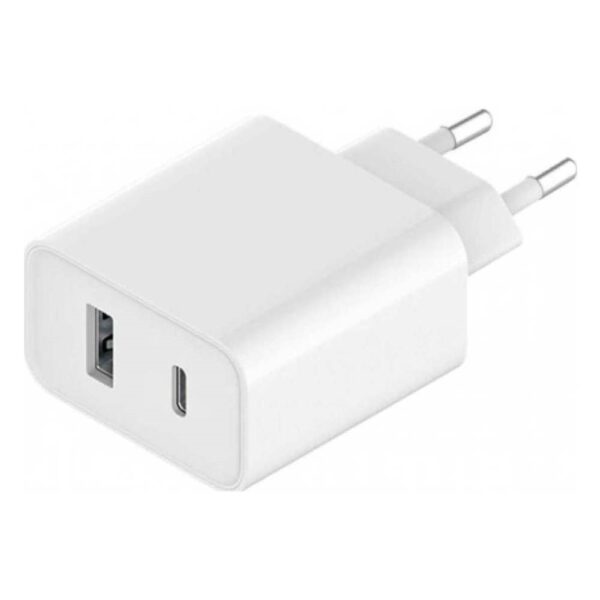 XIAOMI ORIGINAL TRAVEL CHARGER Mi 33W TYPE-A TYPE C WHITE