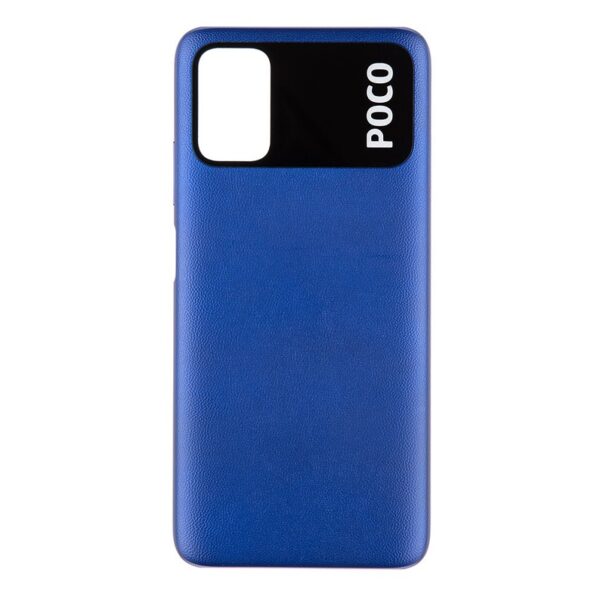 XIAOMI Poco M3 -  Battery cover + Adhesive Blue High Quality