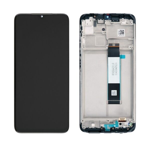 XIAOMI Poco M3 / Redmi 9T - LCD + Touch + Frame Black Original Service Pack 560002J19C00