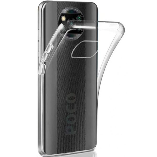 XIAOMI Poco X3 / X3 Pro - ΘΗΚΗ ΣΙΛΙΚΟΝΗΣ  0,5mm ΔΙΑΦΑΝΗ