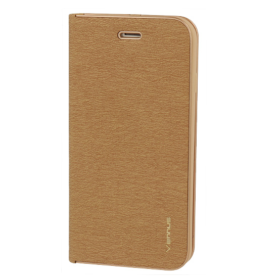 XIAOMI REDMI 8A - ΘΗΚΗ BOOK STYLE VENNUS FRAME ΜΑΓΝΗΤΙΚΗ ΧΡΥΣΗ