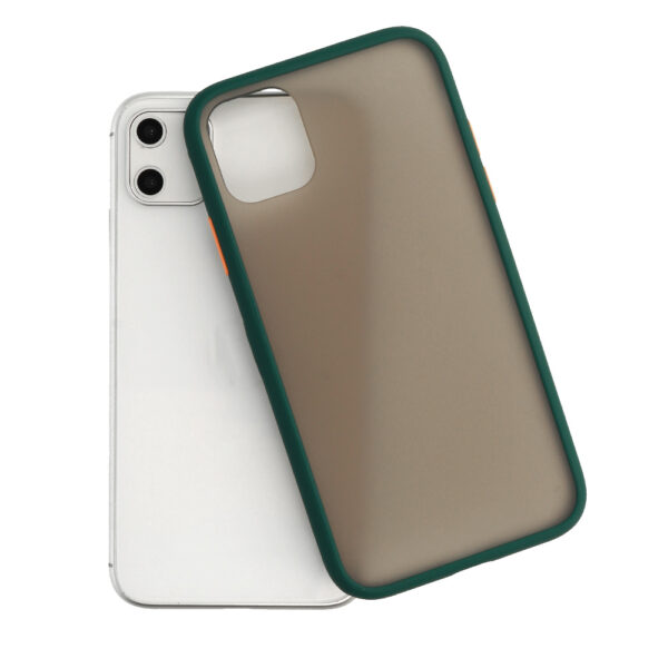 XIAOMI REDMI 8A - ΘΗΚΗ ΣΙΛΙΚΟΝΗΣ VENNUS COLOR BUTTON BUMPER GREEN