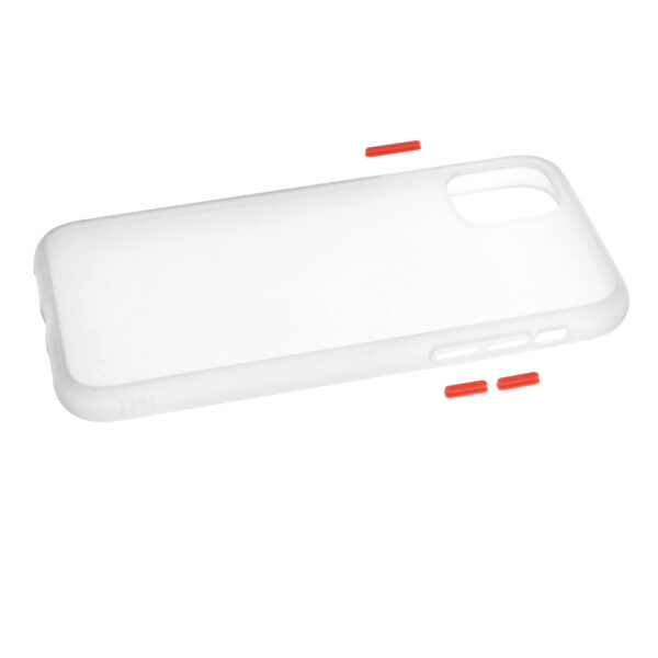 XIAOMI REDMI 8A - ΘΗΚΗ ΣΙΛΙΚΟΝΗΣ VENNUS COLOR BUTTON BUMPER TRANSPARENT