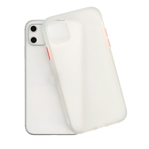 XIAOMI REDMI 8A - ΘΗΚΗ ΣΙΛΙΚΟΝΗΣ VENNUS COLOR BUTTON BUMPER TRANSPARENT