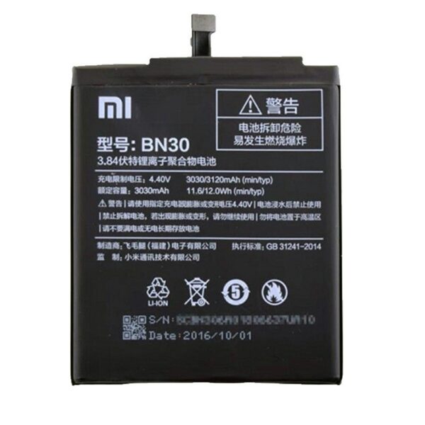 XIAOMI Redmi 4A - ORIGINAL BATTERY BN30 3030 mAh LI-ION, Bulk