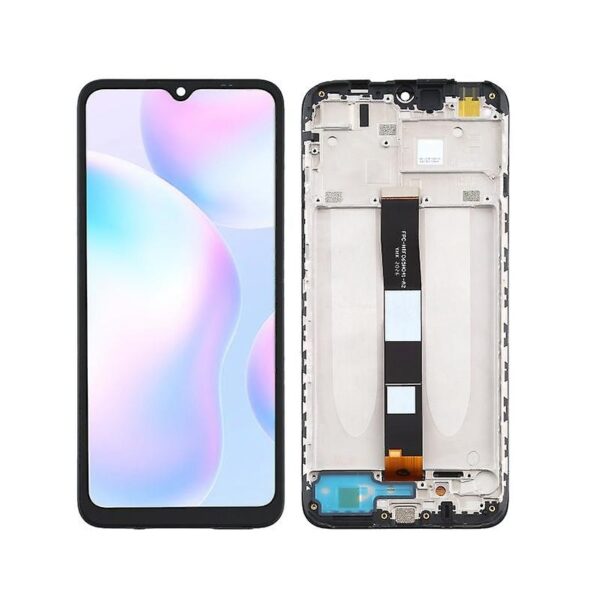 XIAOMI Redmi 9A / 9C / 9AT / 10A - LCD + Touch + Frame Black High Quality