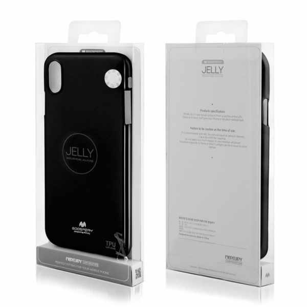 XIAOMI Redmi Note 10 / Redmi Note 10s - ΘΗΚΗ ΣΙΛΙΚΟΝΗΣ MERCURY JELLY ΜΑΥΡΗ