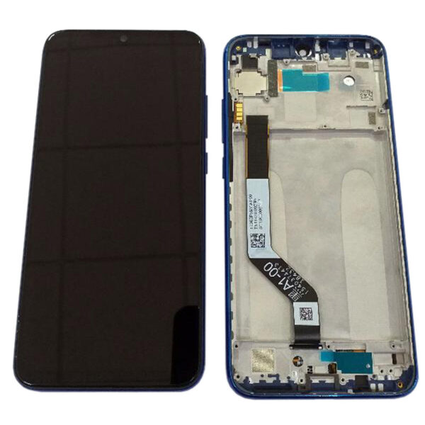 XIAOMI Redmi Note 7 - LCD + Frame + Touch Blue OEM