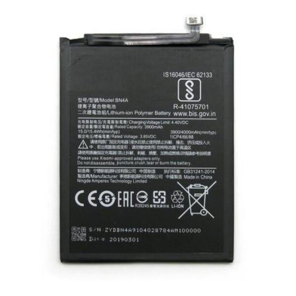 XIAOMI Redmi Note 7 - OEM BATTERY BN4A 4000mAh Bulk