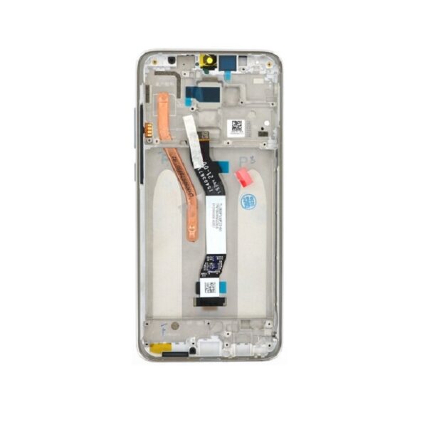 XIAOMI Redmi Note 8 Pro - LCD + Frame + Touch White High Quality