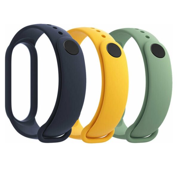 Xiaomi Mi Band 5 / 6 Strap Blue / Yellow / Mint 3-pack (BHR4640GL)
