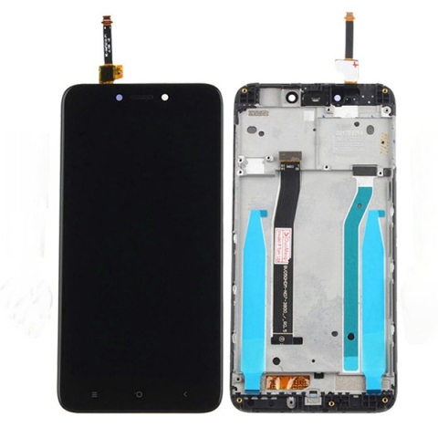 Xiaomi Redmi 4 / 4X - LCD Display + Frame + Touch screen Black High Quality