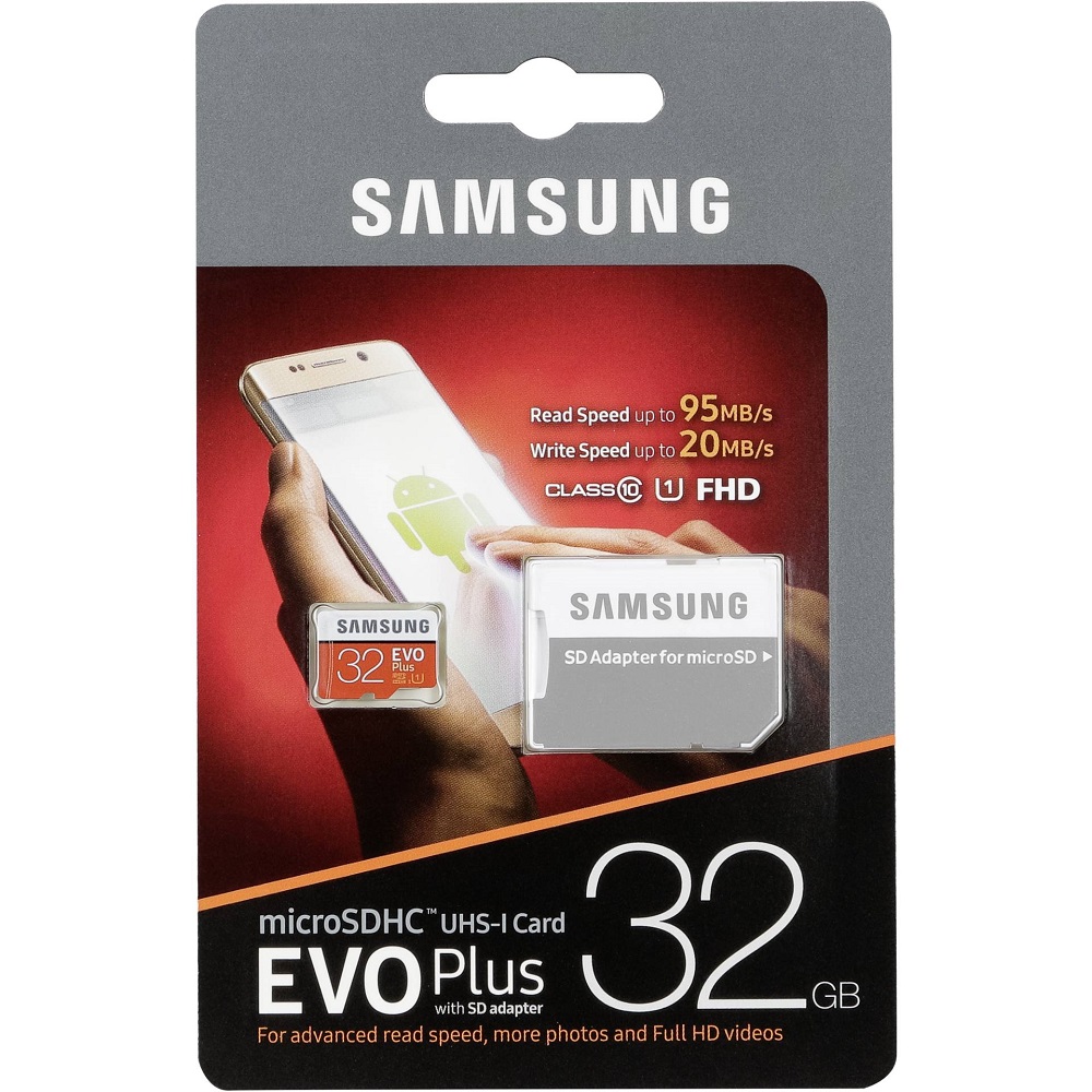 ΚΑΡΤΑ Samsung Evo Plus microSDXC 32GB U3 with Adapter