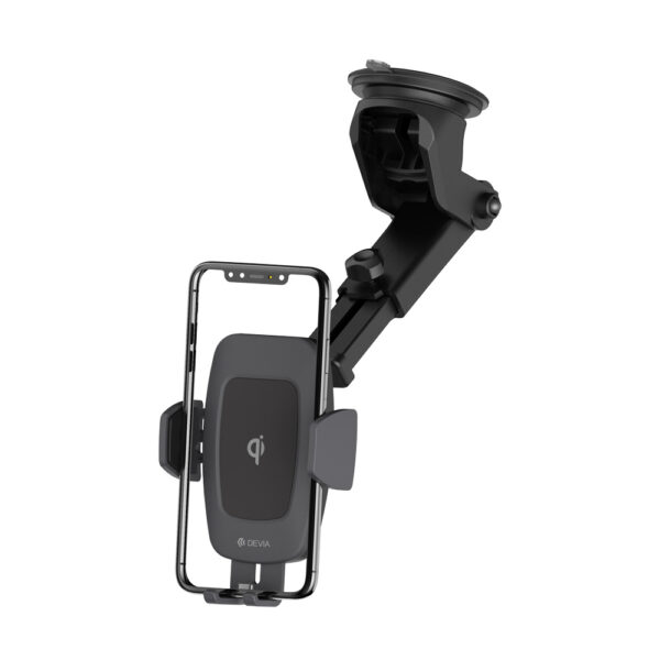 DEVIA Navigation magnetic wireless charger car mount Black