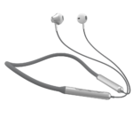 DEVIA smart Series Silicone Neckband Headset Gray Silver