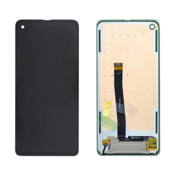 SAMSUNG G715F Xcover Pro - LCD - Complete front + Touch Black Original Service Pack