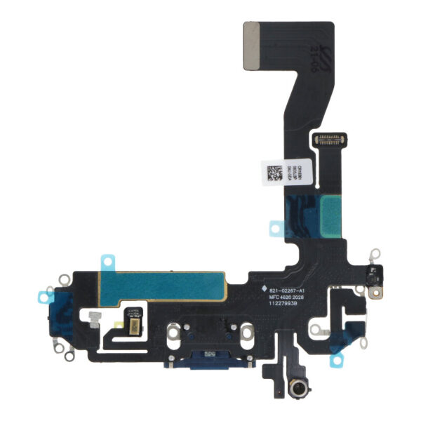 APPLE iPhone 12 / 12 Pro - Charging Flex Cable Connector Blue OEM