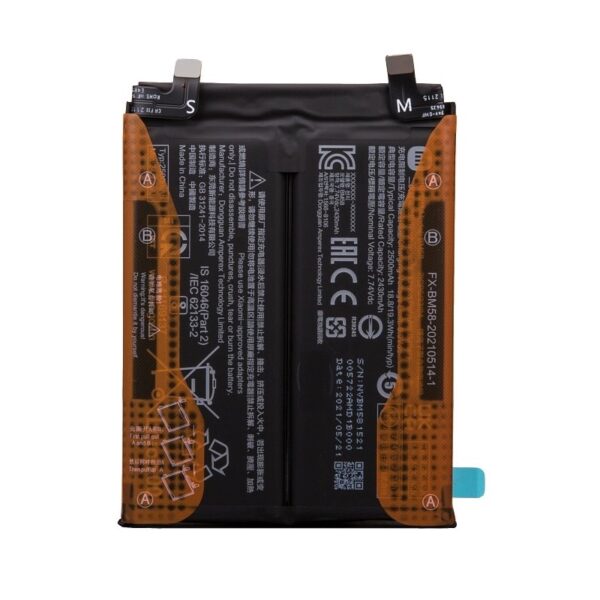 XIAOMI Mi 11T Pro - ORIGINAL BATTERY BM58 2500mAh SERVICE PACK