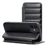 APPLE iPhone 13 Pro - ΘΗΚΗ BOOK STYLE PUFFER ΜΑΓΝΗΤΙΚΗ ΜΑΥΡΗ