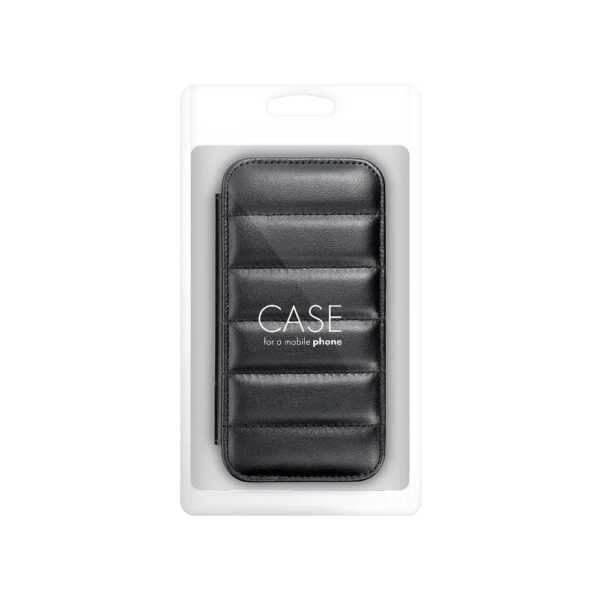 APPLE iPhone 13 Pro - ΘΗΚΗ BOOK STYLE PUFFER ΜΑΓΝΗΤΙΚΗ ΜΑΥΡΗ
