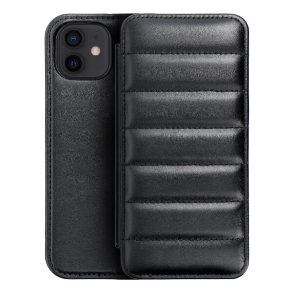 APPLE iPhone 14 Pro - ΘΗΚΗ BOOK STYLE PUFFER ΜΑΓΝΗΤΙΚΗ ΜΑΥΡΗ