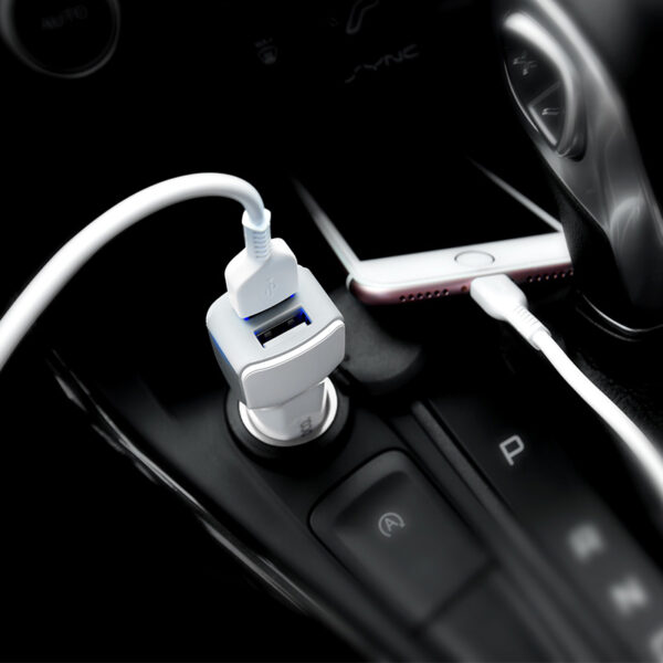 HOCO - Z23 CAR CHARGER DUAL 2,4A BLACK