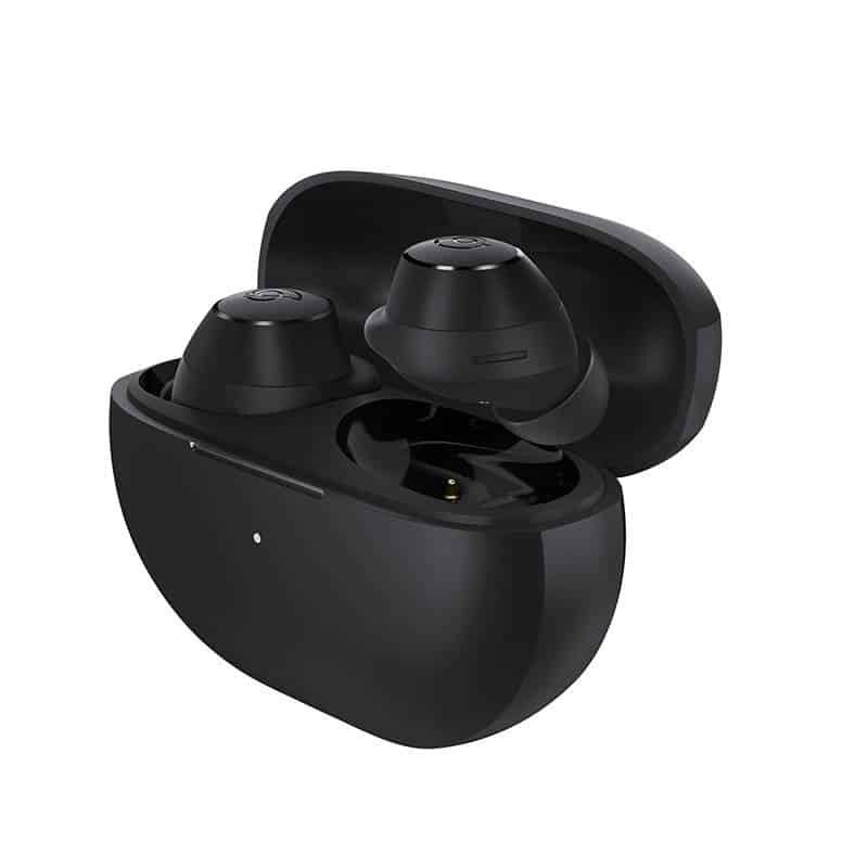 Haylou GT1 2022 In-ear Bluetooth Handsfree Ακουστικά με Θήκη Φόρτισης Μαύρα