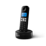 Philips D1611B/GRS Μαύρο Ασύρματο τηλέφωνο ανοιχτή ακρόαση, φωτιζόμενη οθόνη και 50 μνήμες