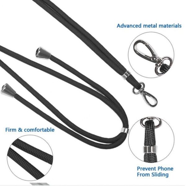 Smartphone Neck Lanyard Strap Λουράκι Μωβ