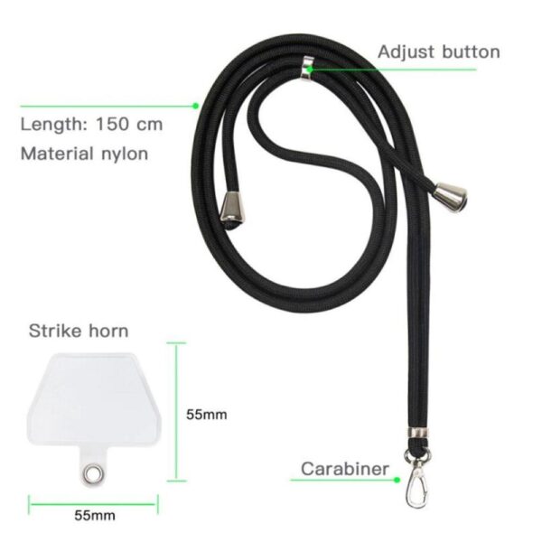 Smartphone Neck Lanyard Strap Λουράκι Μωβ