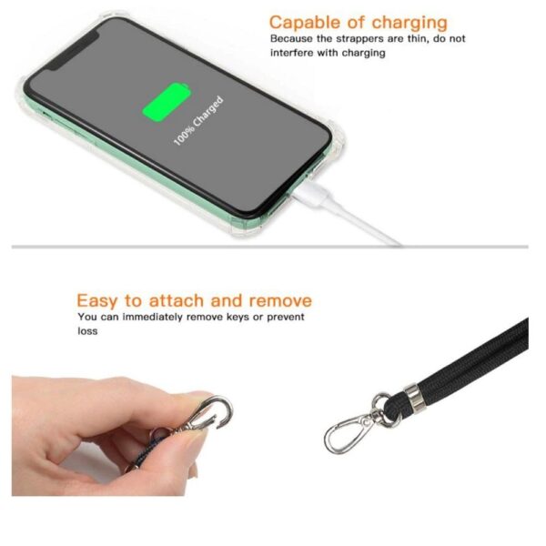 Smartphone Neck Lanyard Strap Λουράκι Μωβ