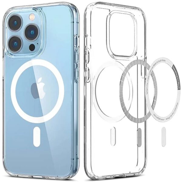 APPLE iPhone 12 / 12 Pro - ΘΗΚΗ ΣΙΛΙΚΟΝΗΣ Mag Cover ΔΙΑΦΑΝΗ