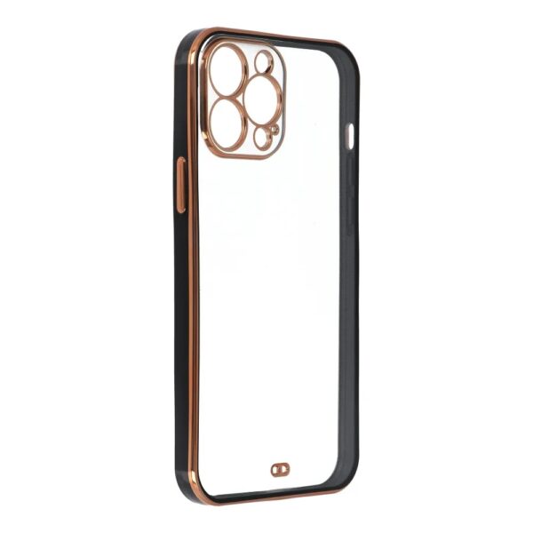 APPLE iPhone 13 Pro Max - ΘΗΚΗ ΣΙΛΙΚΟΝΗΣ COLOR LINE ΔΙΑΦΑΝΗ - ΧΡΥΣΗ