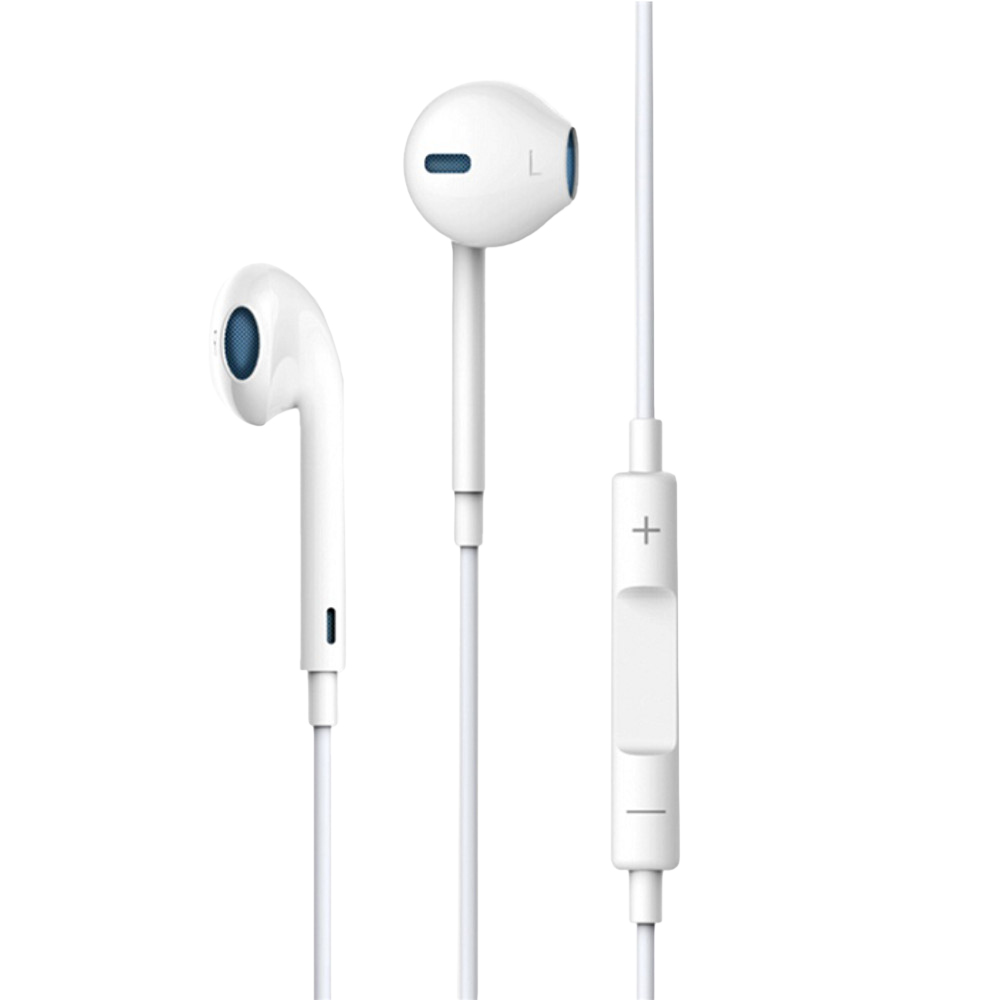 DEVIA Smart jack (3.5mm) WIRED EARPHONES HANDS FREE White