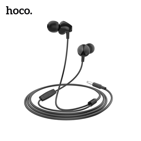 HOCO - M72 ADMIRE STEREO WIRED EARPHONES HANDS FREE BLACK