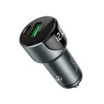 HOCO - Z42 CAR CHARGER USB QC3.0 + PD 20W LED Light road Gray