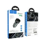 HOCO - Z42 CAR CHARGER USB QC3.0 + PD 20W LED Light road Gray