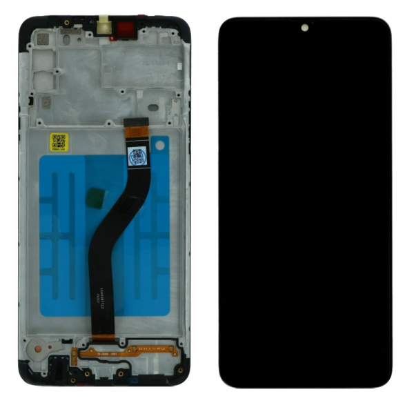 SAMSUNG A207F Galaxy A20s - LCD - Complete front LCD + Touch Black Original Service Pack