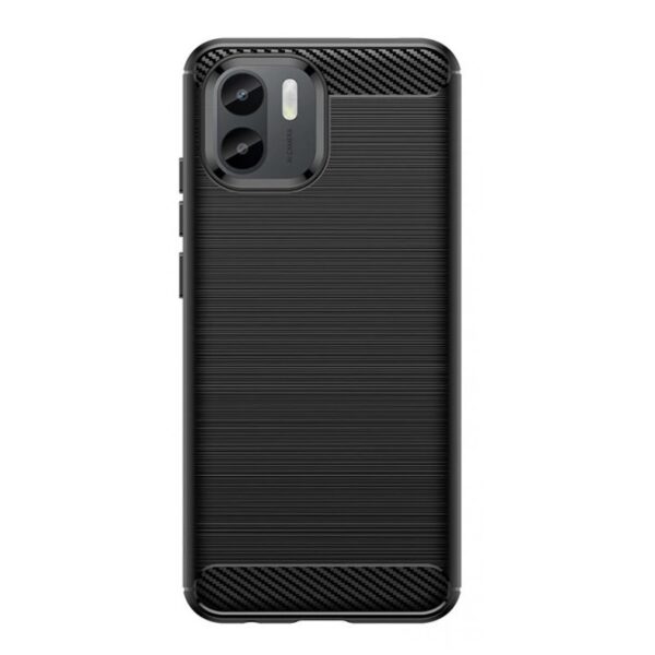 XIAOMI Redmi A1 / Redmi A2 - ΘΗΚΗ ΣΙΛΙΚΟΝΗΣ CARBON ΜΑΥΡΗ