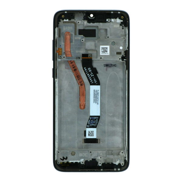 XIAOMI Redmi Note 8 Pro - LCD + Frame + Touch Black Original Service Pack 56000500G700