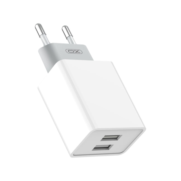 XO - L65 wall charger 2x USB 2,4A white