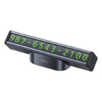 Baseus Square Bar Temporary Parking Number Plate Black