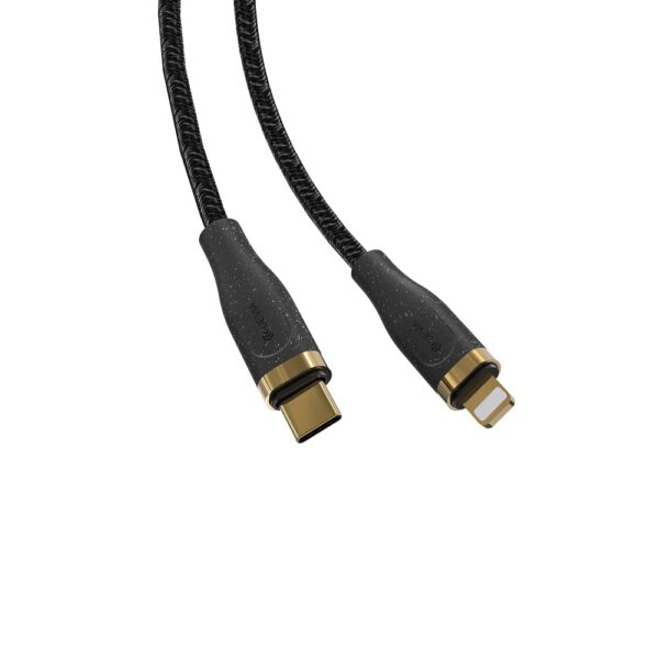 DEVIA Star Cable for Type-C to Lightning black (5V, 3A 1,5M)