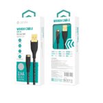 DEVIA Star Cable for Lightning black (5V,2.4A 1,5M)