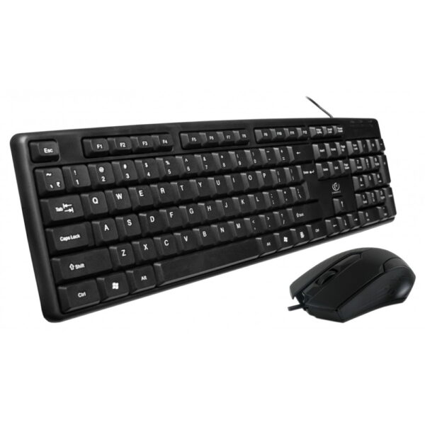 Rebeltec Simson set wire keyboard + wire mouse black