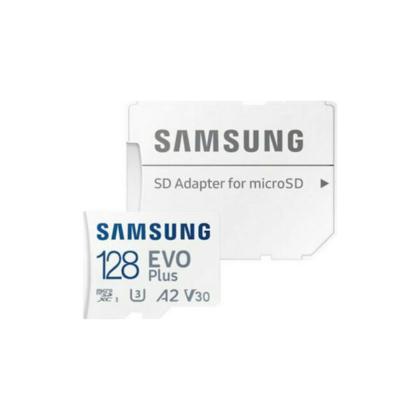 ΚΑΡΤΑ Samsung Evo Plus microSDXC 128GB U3 with Adapter